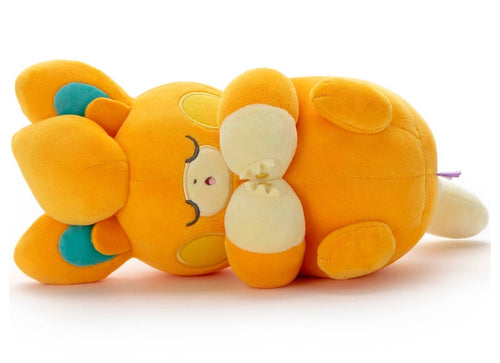 Load image into Gallery viewer, Takara Tomy Arts Pokemon Suya Suya Sleeping Friend S size Pawmi Soft Plush
