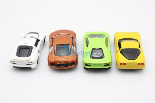 Takara Tomy Tomica World Super Car Speed 4X Set Audi Lamborghini Toys Diecast