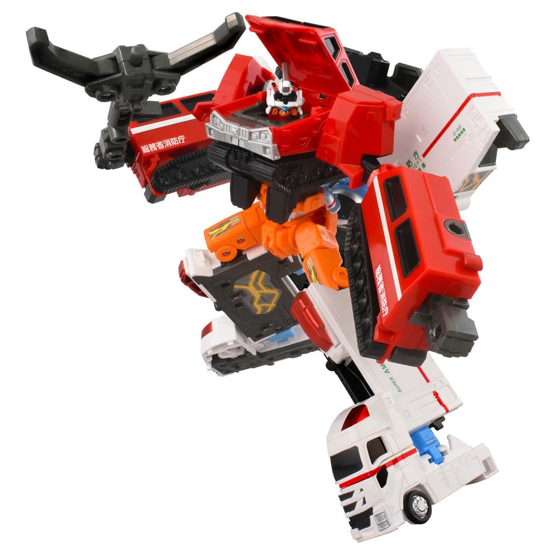 Takara Tomy Tomica Joblabor TJBDX Hyper Rescue Braver Salamander Ambulance DX