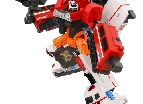 Load image into Gallery viewer, Takara Tomy Tomica Joblabor TJBDX Hyper Rescue Braver Salamander Ambulance DX
