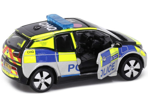 Load image into Gallery viewer, Tiny City UK15 Die-cast Model Car - BMW i3 UK London Police Patrol Car
