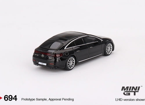 Load image into Gallery viewer, Mini GT #694 1/64 Mercedes-Benz EQS 580 4MATIC Black LHD model Car
