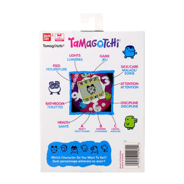 Bandai Original Tamagotchi - GEN1 Kuchipatchi Comic Book Electric Pet
