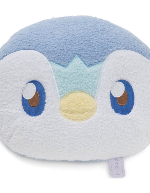 Load image into Gallery viewer, Takara Tomy Arts Pokemon Pokepeace Plush Face Cushion Piplup 30cm
