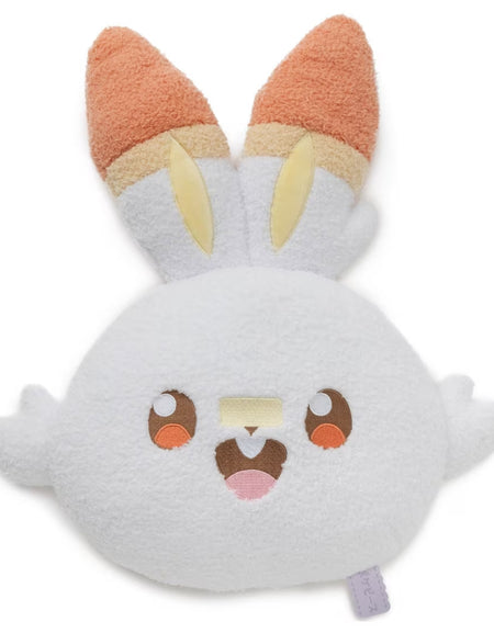 Takara Tomy Arts Pokemon Pokepeace Plush Face Cushion Scorbunny 36cm
