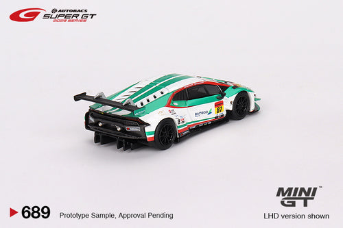 Load image into Gallery viewer, Mini GT #689 Lamborghini Huracán GT3 EVO #87 &quot;Bamboo Airways 2023
