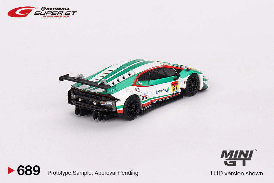 Mini GT #689 Lamborghini Huracán GT3 EVO #87 "Bamboo Airways 2023