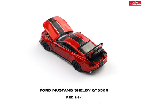 Load image into Gallery viewer, (Pre-order) POPRACE 1/64 - FORD MUSTANG SHELBY GT350R Diecast Model Car
