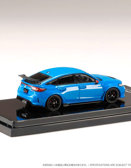 Hobby JAPAN 1/64 1/64 Honda CIVIC TYPE R (FL5) RACING BLACK Package BLUE Model