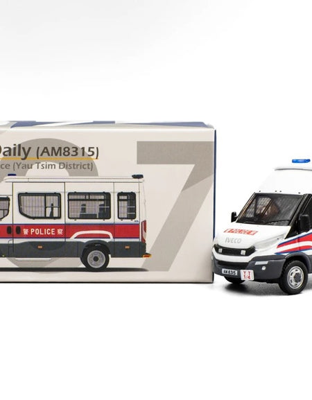 Tiny City HKP07 Die-cast Model Car - IVECO Daily Police Patrol Car (AM8315)