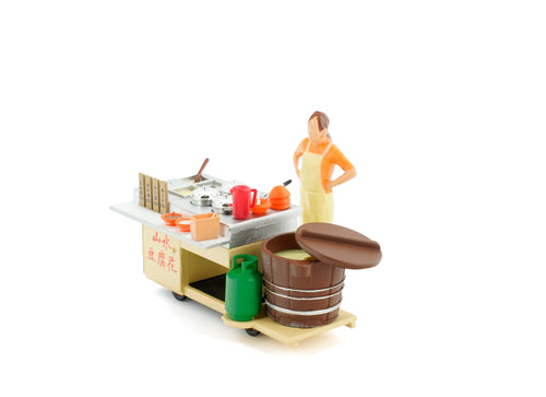 Load image into Gallery viewer, TINY Hong Kong City 1/35 08 Bean Curd Pudding Cartful Diecast Color paint Figure
