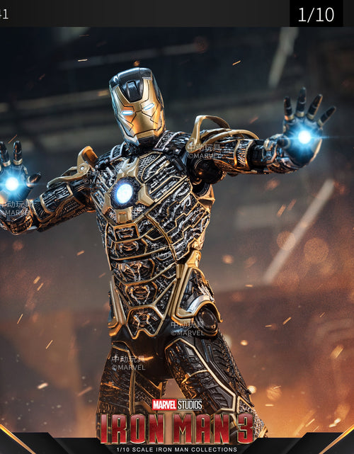 Load image into Gallery viewer, ZD Toys Marvel Avengers 1/10 Iron Man MK41 Action Figure Set
