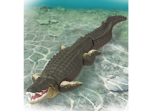 Load image into Gallery viewer, Takara Tomy Ania AL-28 Saltwater Crocodile (Floatee Ver) Animal Figure
