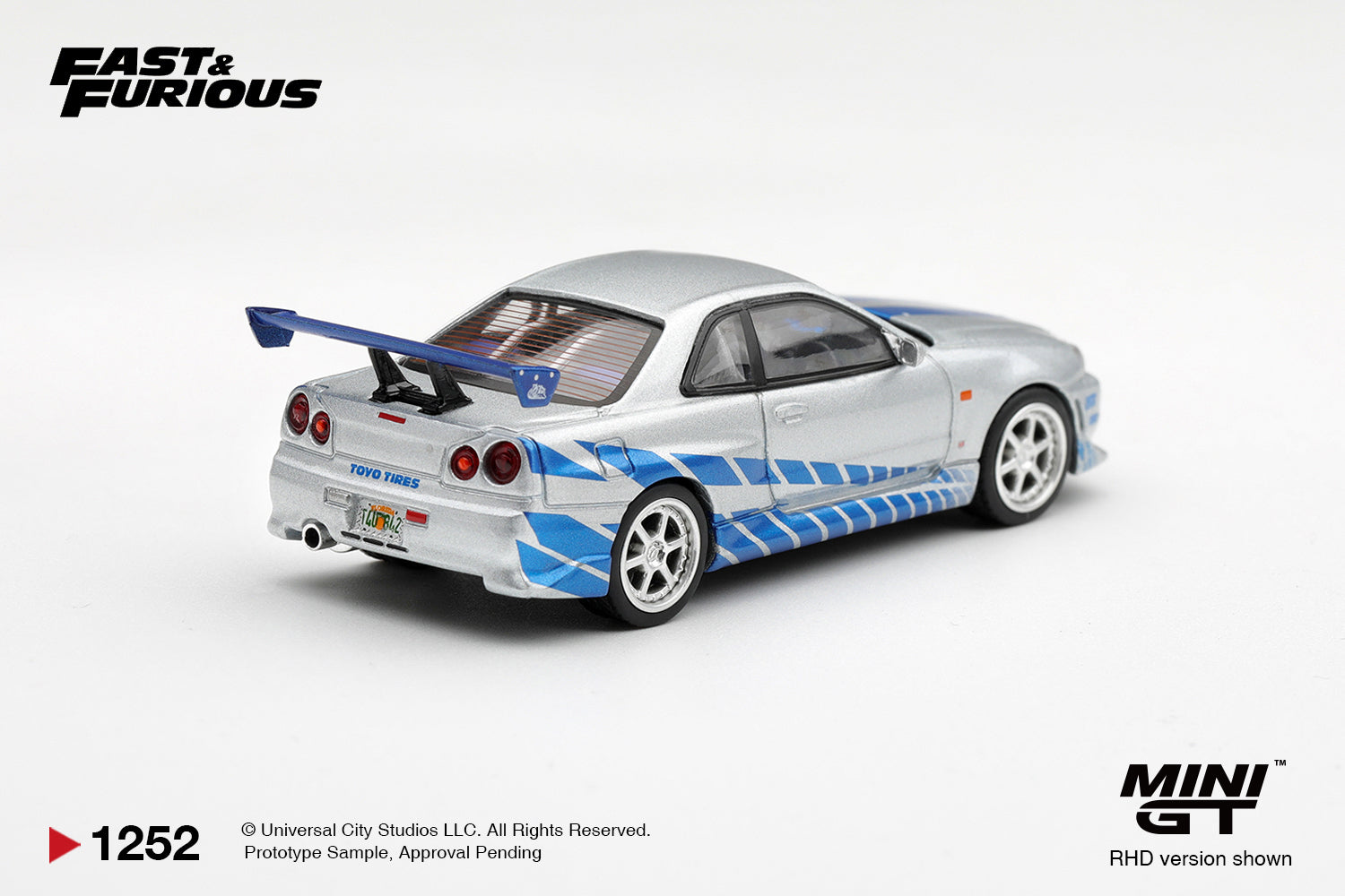 (Pre-order) Mini GT #1252 Nissan Skyline GT-R  C-West 2 Fast 2 Furious F & F