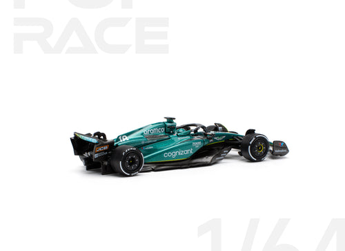 Load image into Gallery viewer, (Pre-order) POPRACE 1/64 ASTON MARTIN AMR23 LANCE STROLL Diecast Model Car
