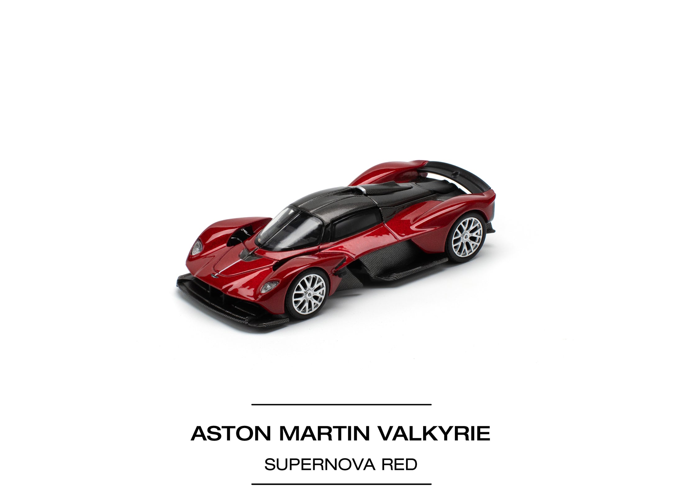 POPRACE 1/64 ASTON MARTIN VALKYRIE SUPERNOVA RED Diecast model car