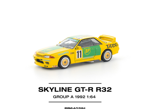 Load image into Gallery viewer, (Pre-order) POPRACE 1/64 GT-R R32 GROUP A 1992 Diecast Model Car
