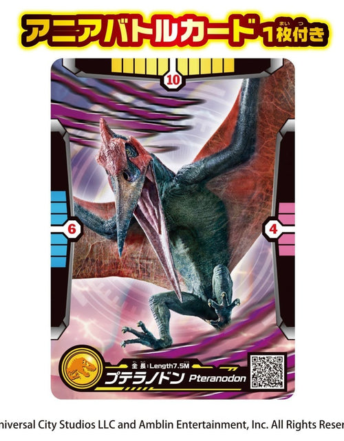Load image into Gallery viewer, Takara Tomy ANIA Animal Jurassic World Pteranodon Figure with Battle Card
