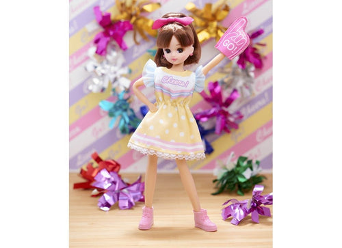 Load image into Gallery viewer, Takara Tomy Licca Chan Doll Dress - LW-13 Cutie Cheerleader
