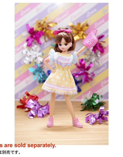 Load image into Gallery viewer, Takara Tomy Licca Chan Doll Dress - LW-13 Cutie Cheerleader
