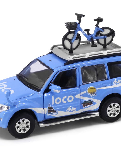 Load image into Gallery viewer, Tiny City 128 Die-cast Model Car - MITSUBISHI Pajero Loco Bike

