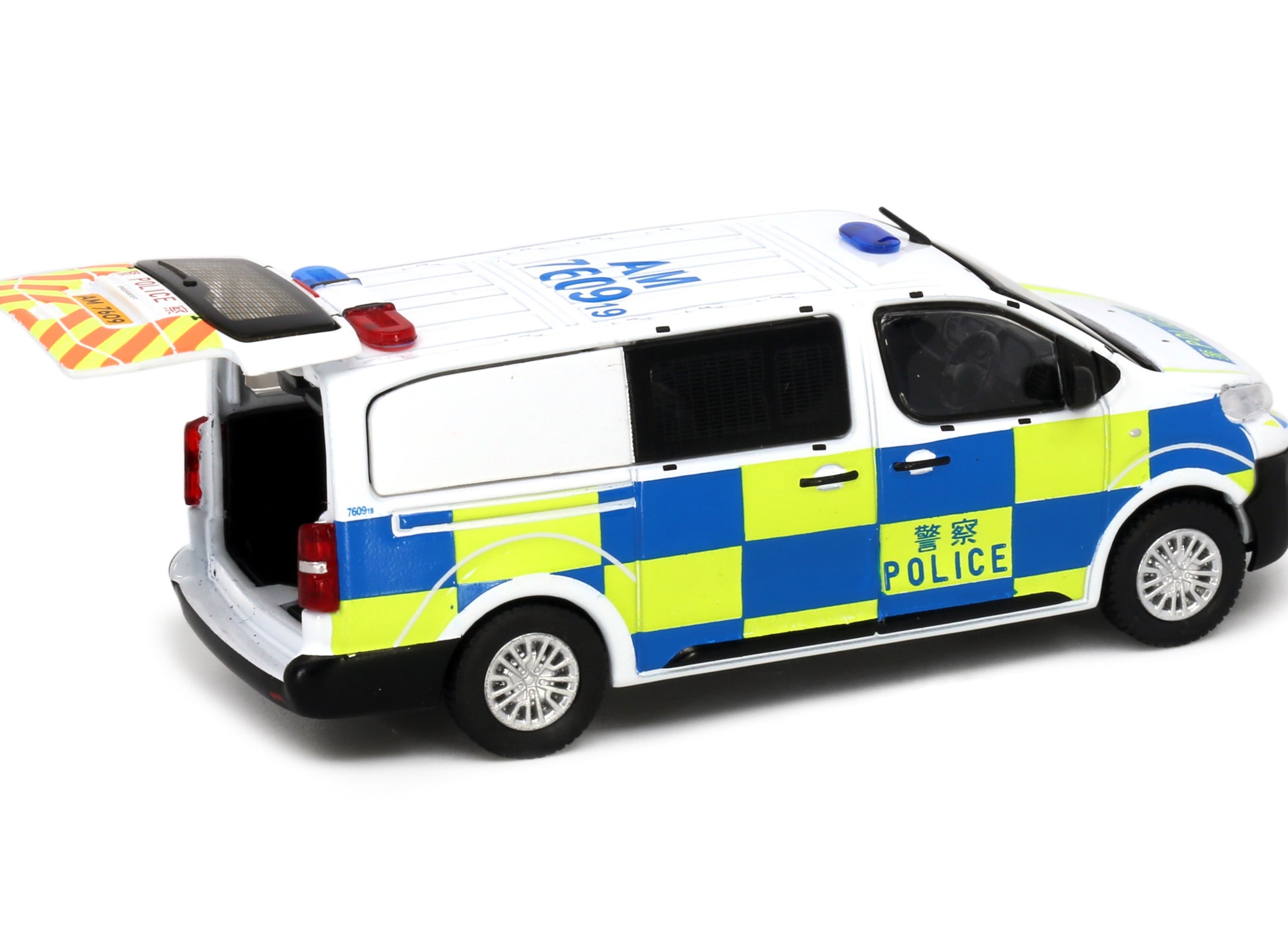 Tiny City 185 Die-cast Model Car - Peugeot Expert Police Traffic (AM7609)