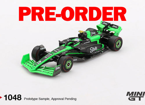 Load image into Gallery viewer, (Pre-order) Mini GT #1048 Kick Sauber C44 #24 Guanyu Zhou 2024 F1 Chinese GP
