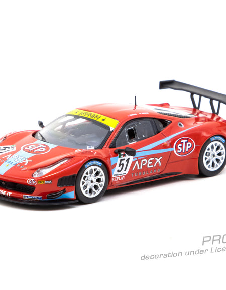 Tarmac Works 1/64 Ferrari 458 Italia GT3 FIA GT3 Europe 2011 D. Brown