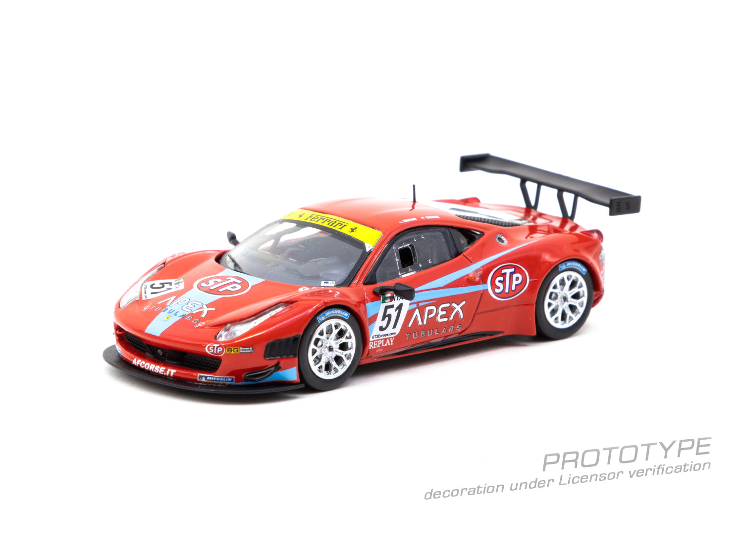Tarmac Works 1/64 Ferrari 458 Italia GT3 FIA GT3 Europe 2011 D. Brown