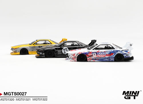 Load image into Gallery viewer, (Pre-order) Mini GT INOZETEK x Liberty Walk R32 Set 2026 Show Edition Car Set
