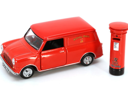 Load image into Gallery viewer, Tiny City Die-cast 1/50 Model Car - Morris Mini Van Royal Mail
