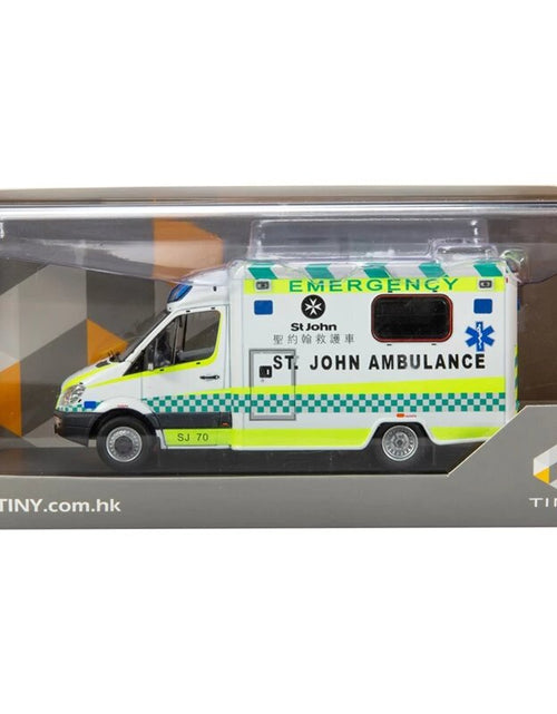 Load image into Gallery viewer, Tiny City Hobby 1/43 Mercedes-Benz Sprinter St. John Ambulance (SJ70) Model Car
