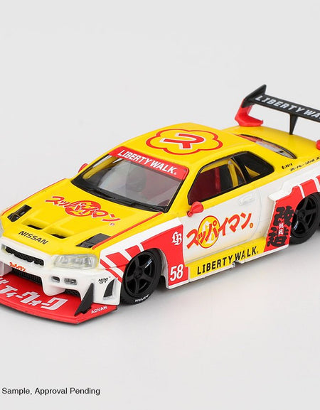 (Pre-order) MINI GT #1204 Nissan LB-ER34 Super Silhouette SKYLINE Suppaiman