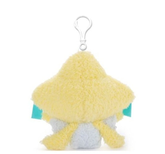 Takara Tomy Arts Pokemon Ball Chain Mini Plush Mascot Jirachi 12cm