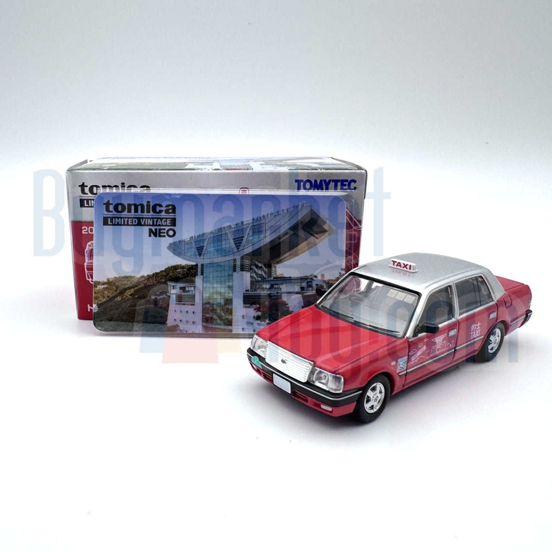 Takara Tomy Tomytec Limited Vintage NEO Toyota Crown Comfort HK Taxi Red