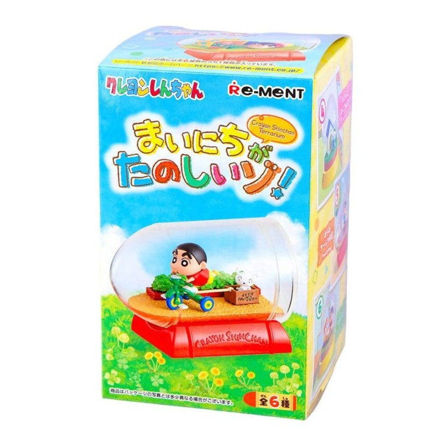 Re-Ment Crayon Shin-chan Terrarium Every Day Is Fun! (Set of 6)