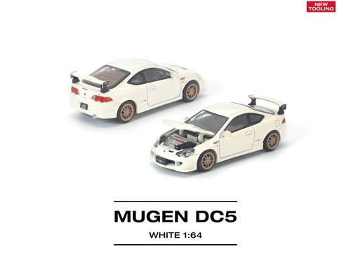 Load image into Gallery viewer, (Pre-order) POP RACE 1/64 HONDA DC5 MUGEN WHITE Diecast Model Car
