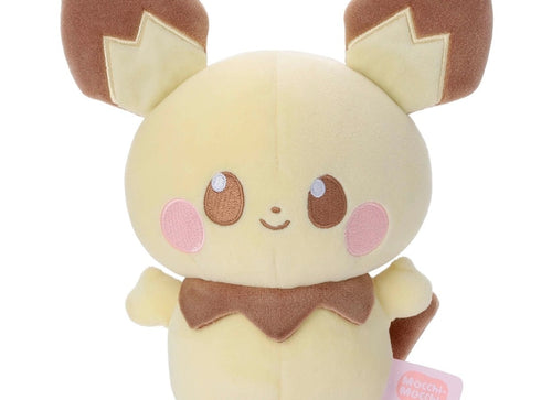 Load image into Gallery viewer, Takara Tomy Arts Pokemon PokePiece Mocchi Mocchi Style Plush Toy Pichu
