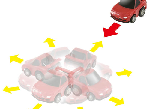 Load image into Gallery viewer, Takara Tomy Tomica ChoroQ Pull Back Diecast e-07 Mazda RX-7 (FD3S)
