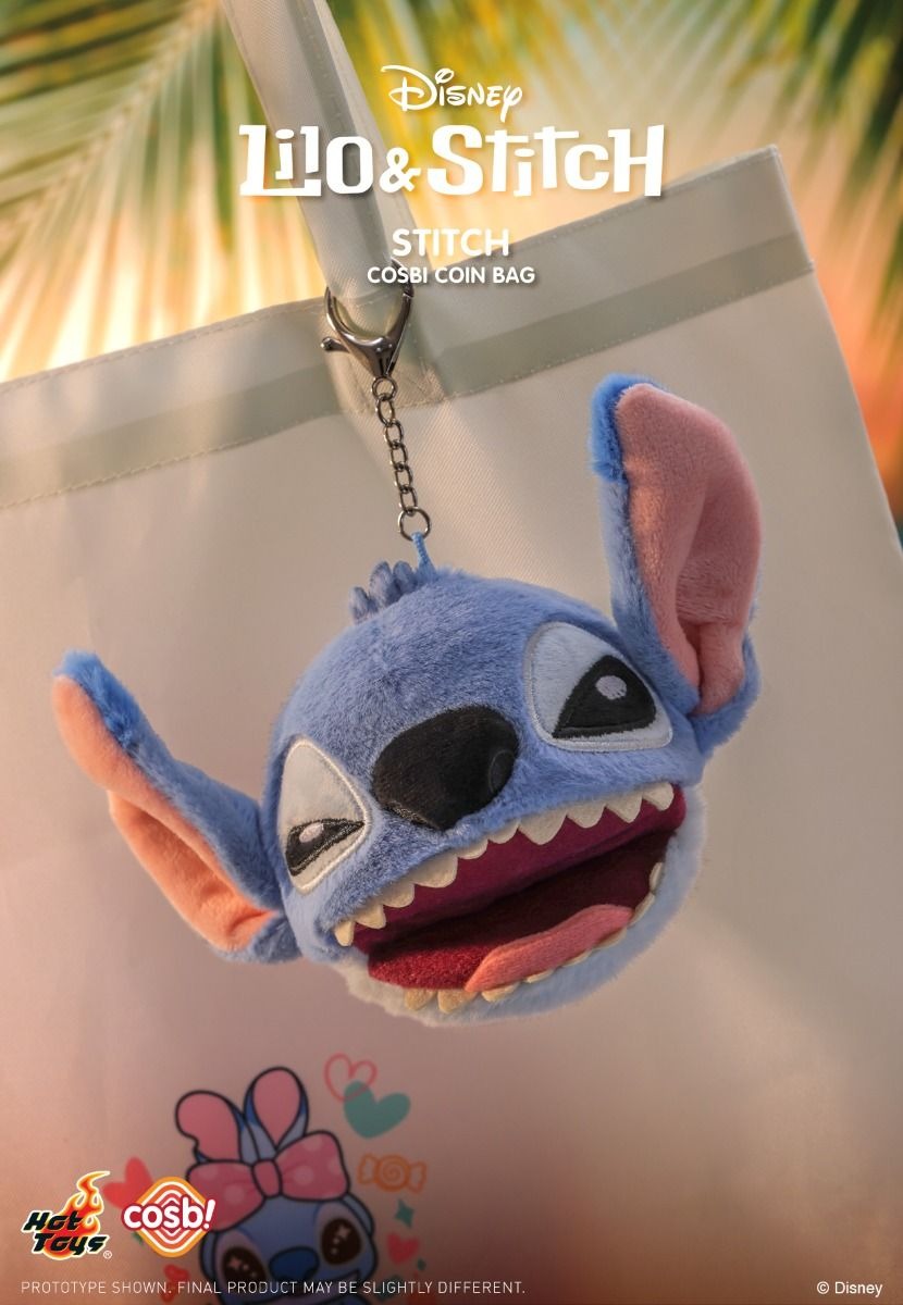 Hot Toys Disney Stitch Cosbi Coin Bag Keychain Collection (Full set of 6)