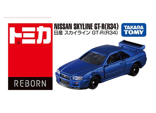 Load image into Gallery viewer, Takara Tomy Tomica ReBorn Nissan Skyline GT-R (R34) Diecast Model Car
