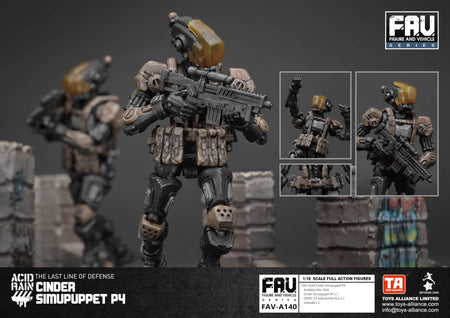 Acid Rain x Toy Alliance FAV-A140 Cinder Simupuppet P4 Action Figure Set