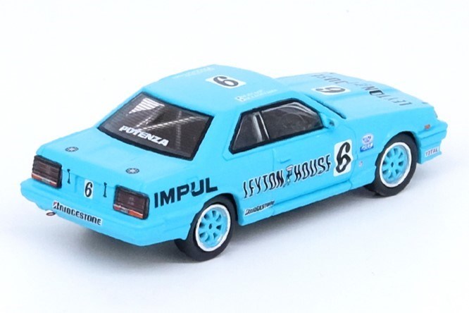 INNO 1/64 NISSAN SKYLINE 2000 Turbo RS-X (HR31) #6 "LEYTON HOUSE" JTCC 1987