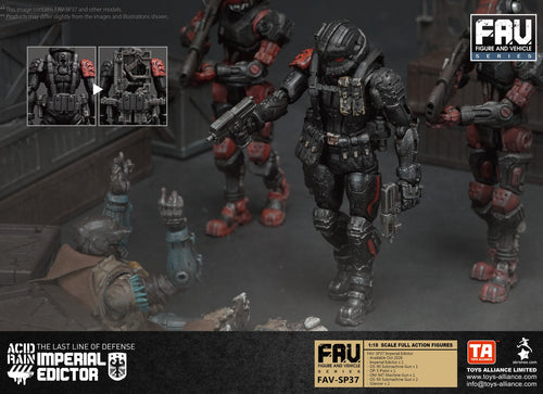 Load image into Gallery viewer, Toy Alliance Acid Rain FAV-SP37 Imperial Edictor Action Figure Set
