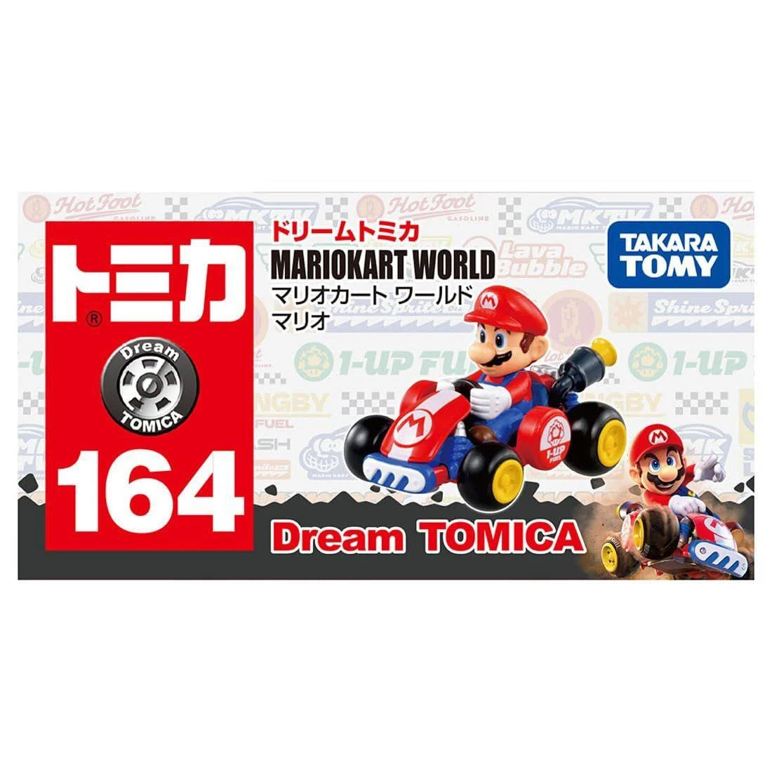 Takara Tomy Dream Tomica No. 164 Mario Kart World Mario Diecast Model Car