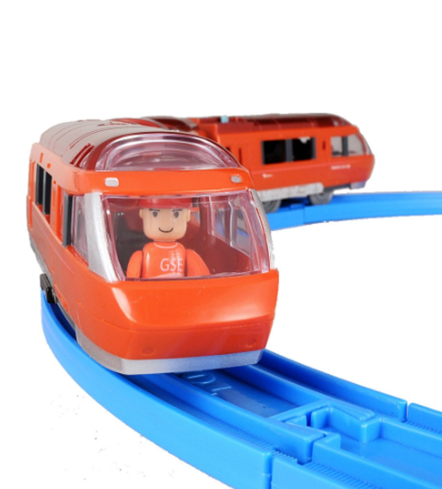 Takara Tomy Plarail S-52 Odakyu Romance Car Type 70000 Japan train with PlaKid