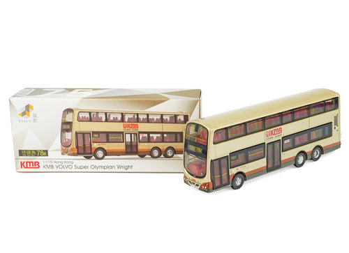 Load image into Gallery viewer, Tiny City Die-cast Model Car - 1/110 KMB VOLVO Super Olympian 12M (78K) Bus
