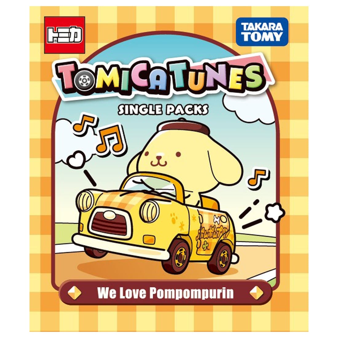 Takara Tomy Dream Tomica Tunes Single Packs Sanrio We Love Pompompurin