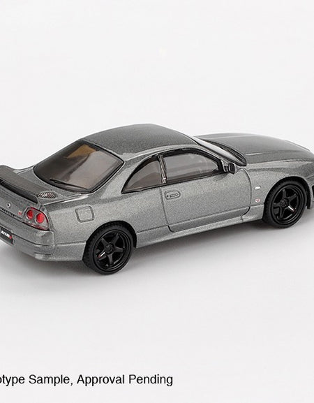 Mini GT #1028 NISSAN Skyline GT-R Dark Metal Gray (NISMO BCNR33 CRS