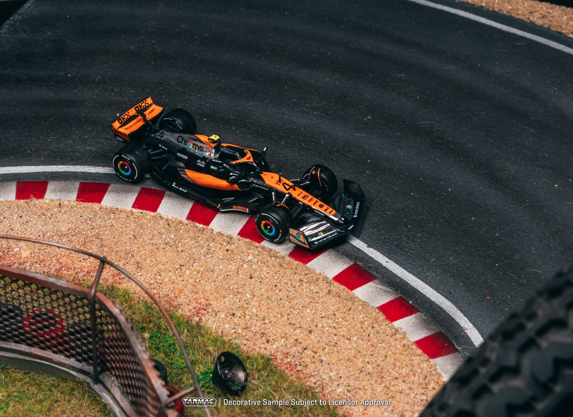 Tarmac Works 1/64 McLaren MCL60 British Grand Prix 2023 Lando Norris